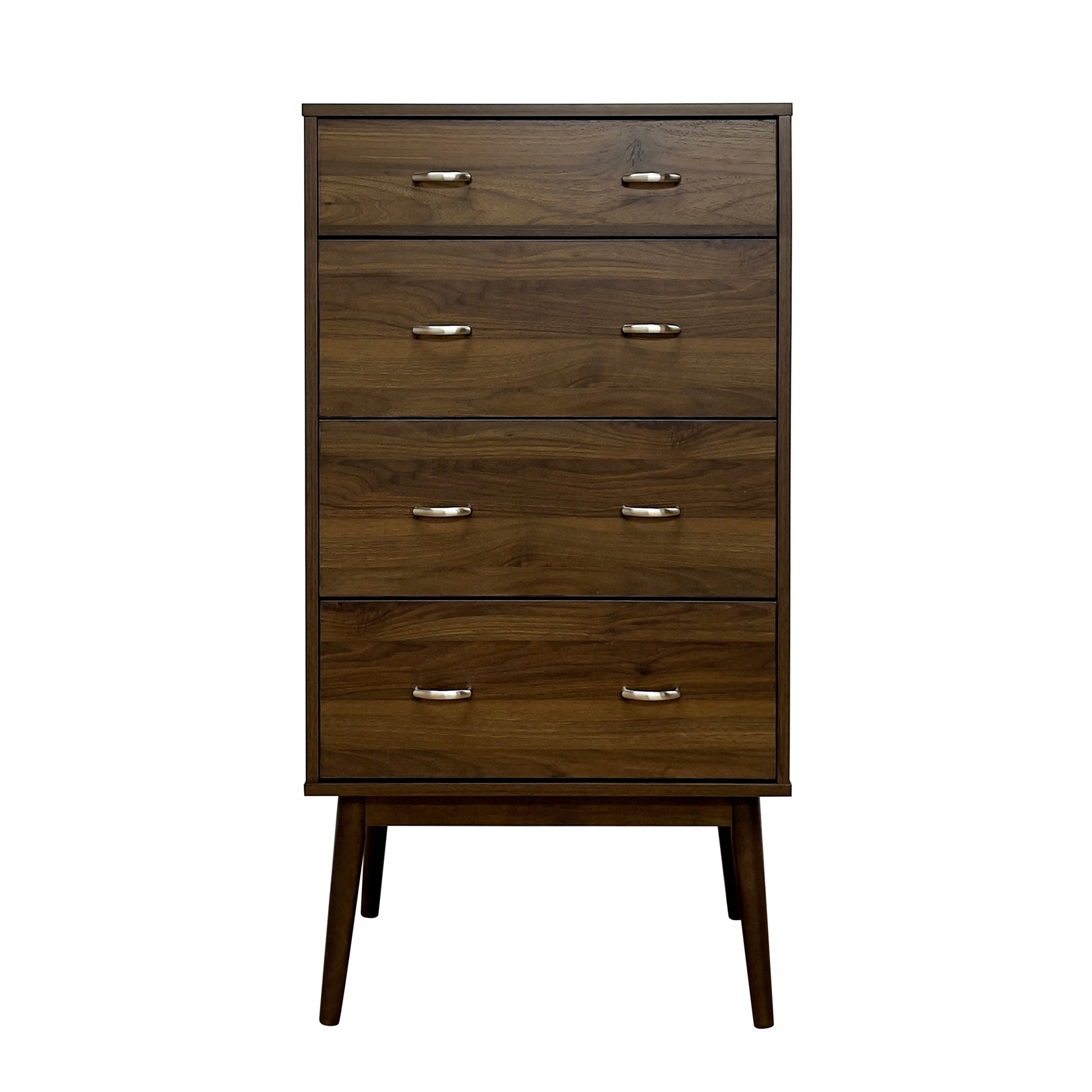 Disa 4 Drawer Chest Walnut Mdf