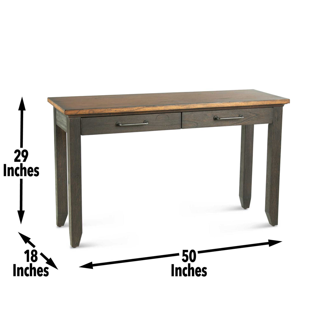 Bear Creek Sofa Table Brown Brown Wood