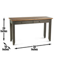 Bear Creek Sofa Table Brown Brown Wood