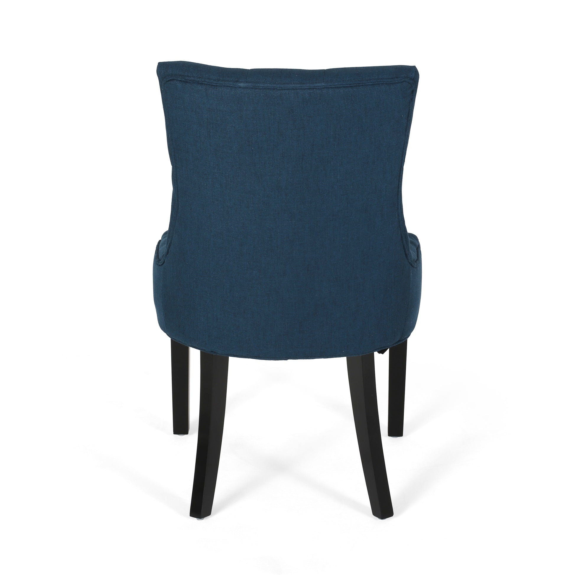 Cheney Dining Chair Kd Mp2 Set Of 2 Navy Blue Fabric