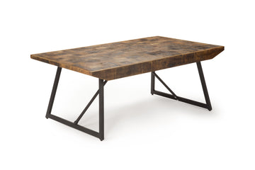 Walden Coffee Table Brown Brown Iron