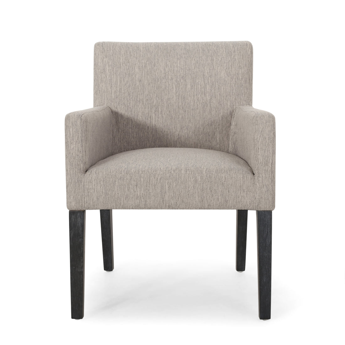 Arm Chair Light Grey Fabric