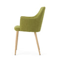 Dining Chair Green Fabric