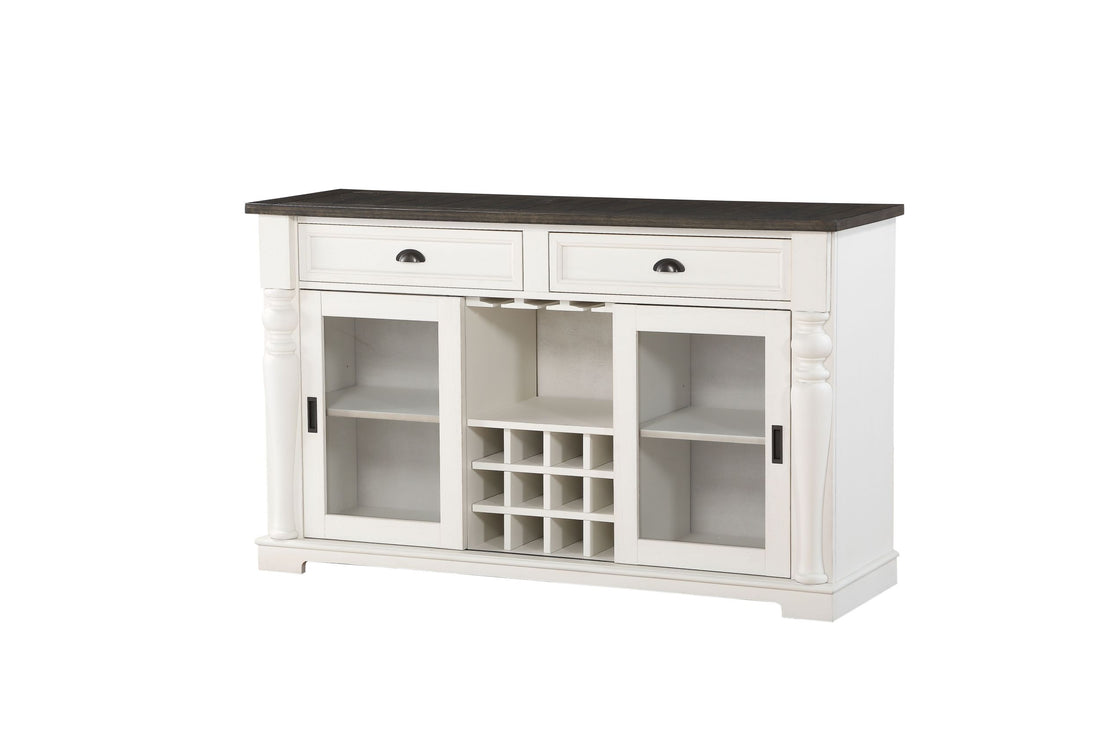 Joanna Server Two Tone - White Wood