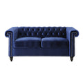 Seat Blue Velvet 2 Seat