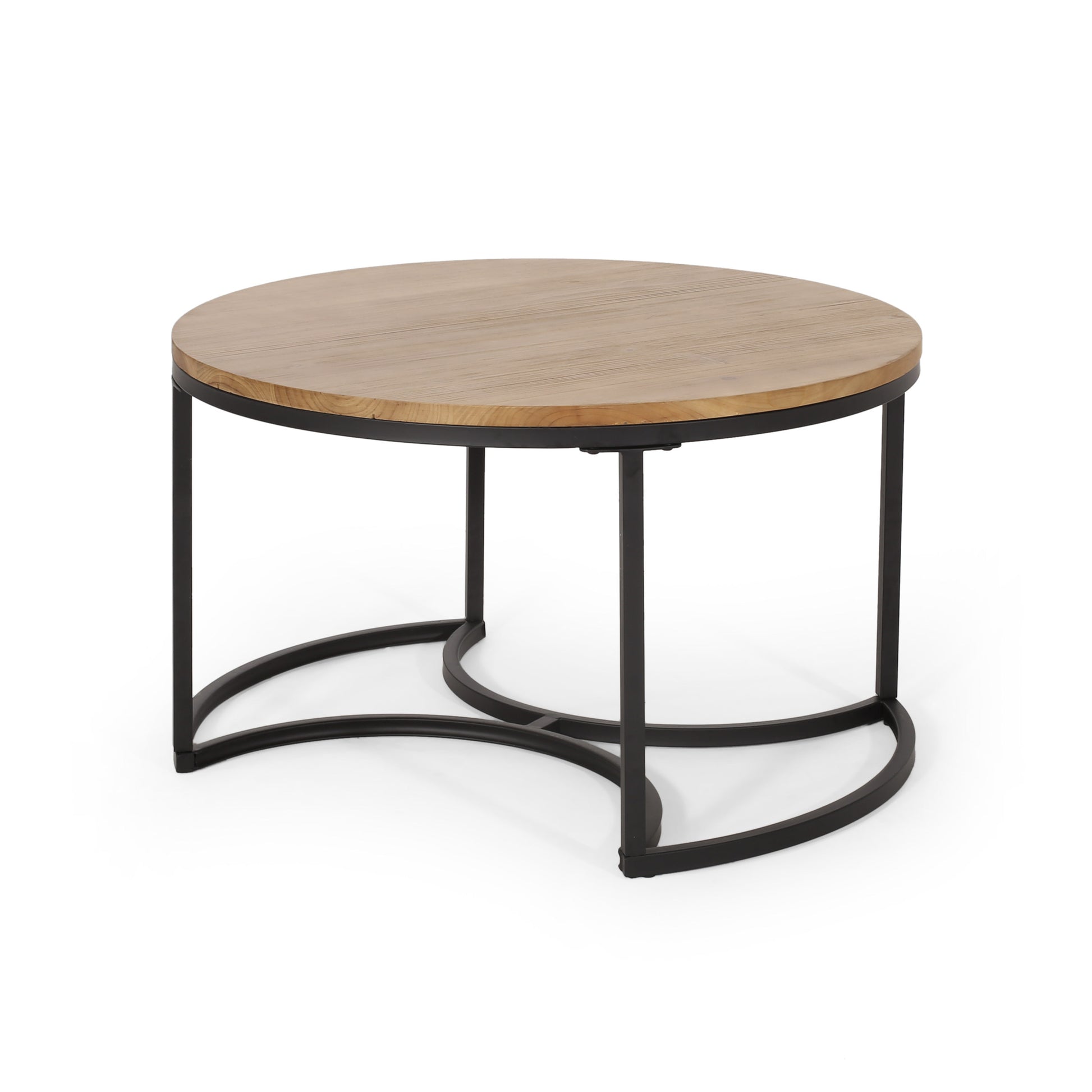 COFFEE TABLE SET black-wood