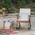 Gus Rocking Chair Brown Gray Acacia Wood