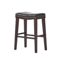 Saddle Stool - Brown Leather