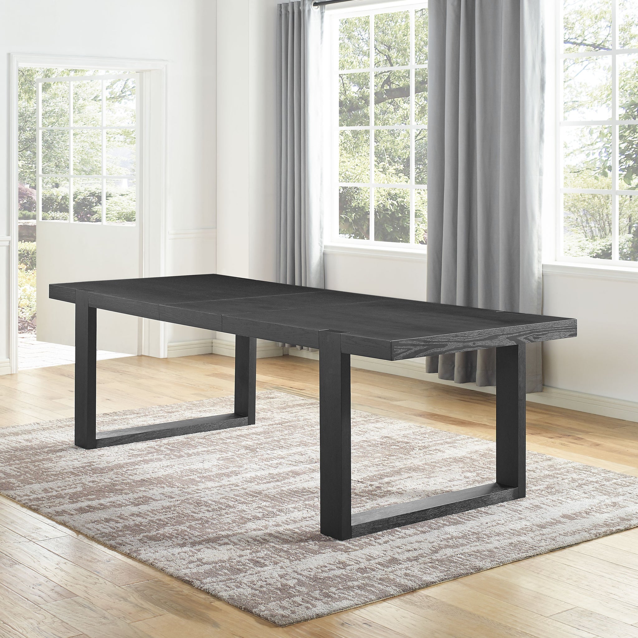 Yves Dining Table Black Wood