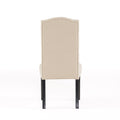 Dining Chair Natural Wood Fabric