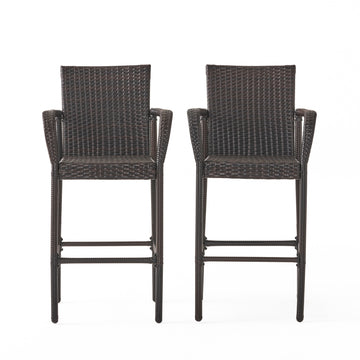 Littleton Barstool Brown Iron