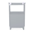 2 Drawer Cabinet - Gray Mdf
