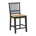 Magnolia Counter Stool Set Of 2 Black Black Wood