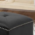 Ottoman Black Velvet