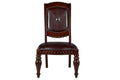 Antoinette Side Chair Set Of 2 Dark Brown Dark Brown Wood