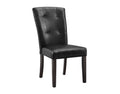 Francis Pu Side Chair Set Of 2 Black Black Wood