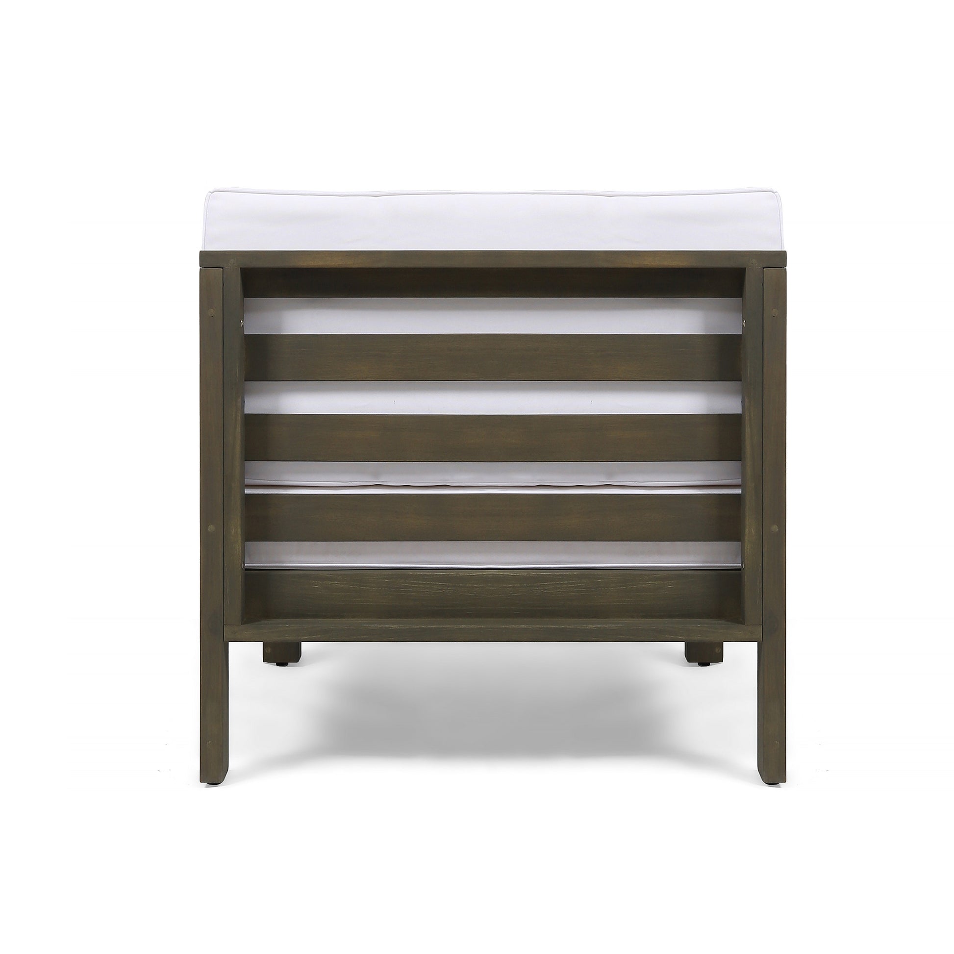 Oana Armless White Acacia Wood