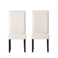 Hanford Dining Chair Ivory Pu Leather