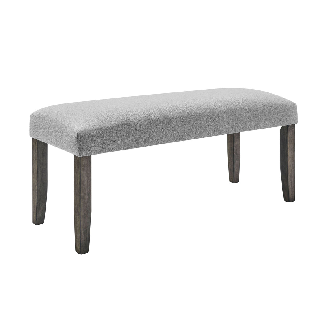 Emily Backless Bench Gray Gray Wood