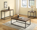 Lorenza Cocktail Table Brown Brown Iron