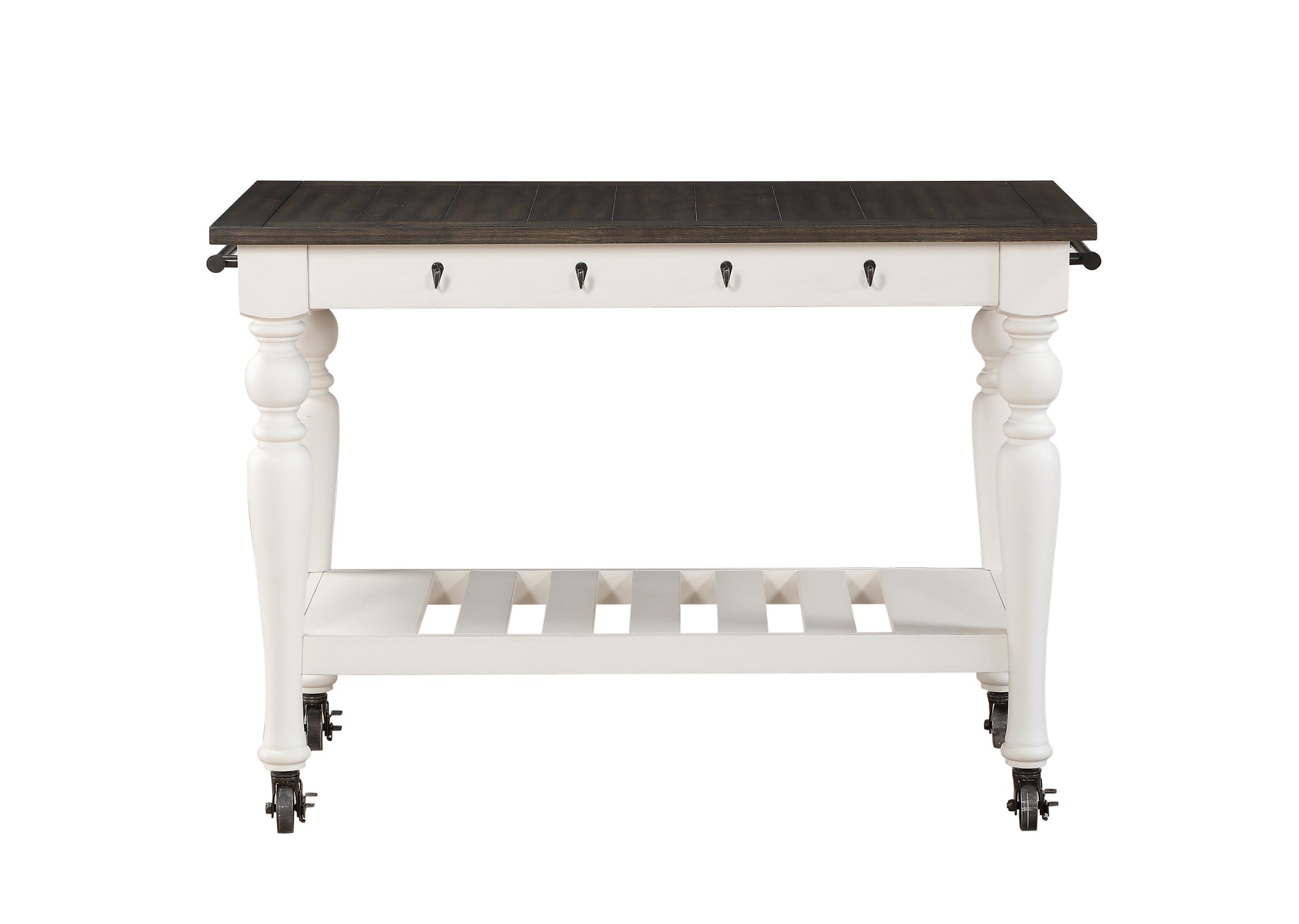 Joanna Kitchen Cart Two Tone - White Wood