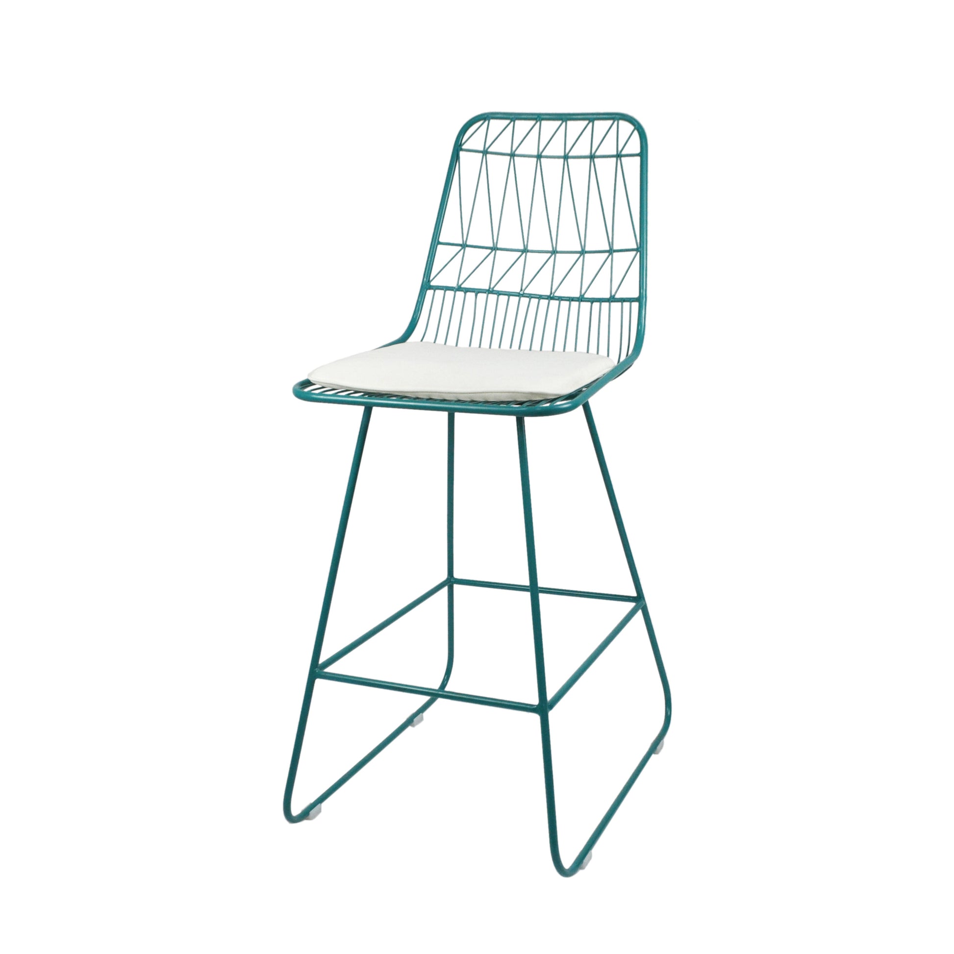 Niez Counter Stool Beige Iron