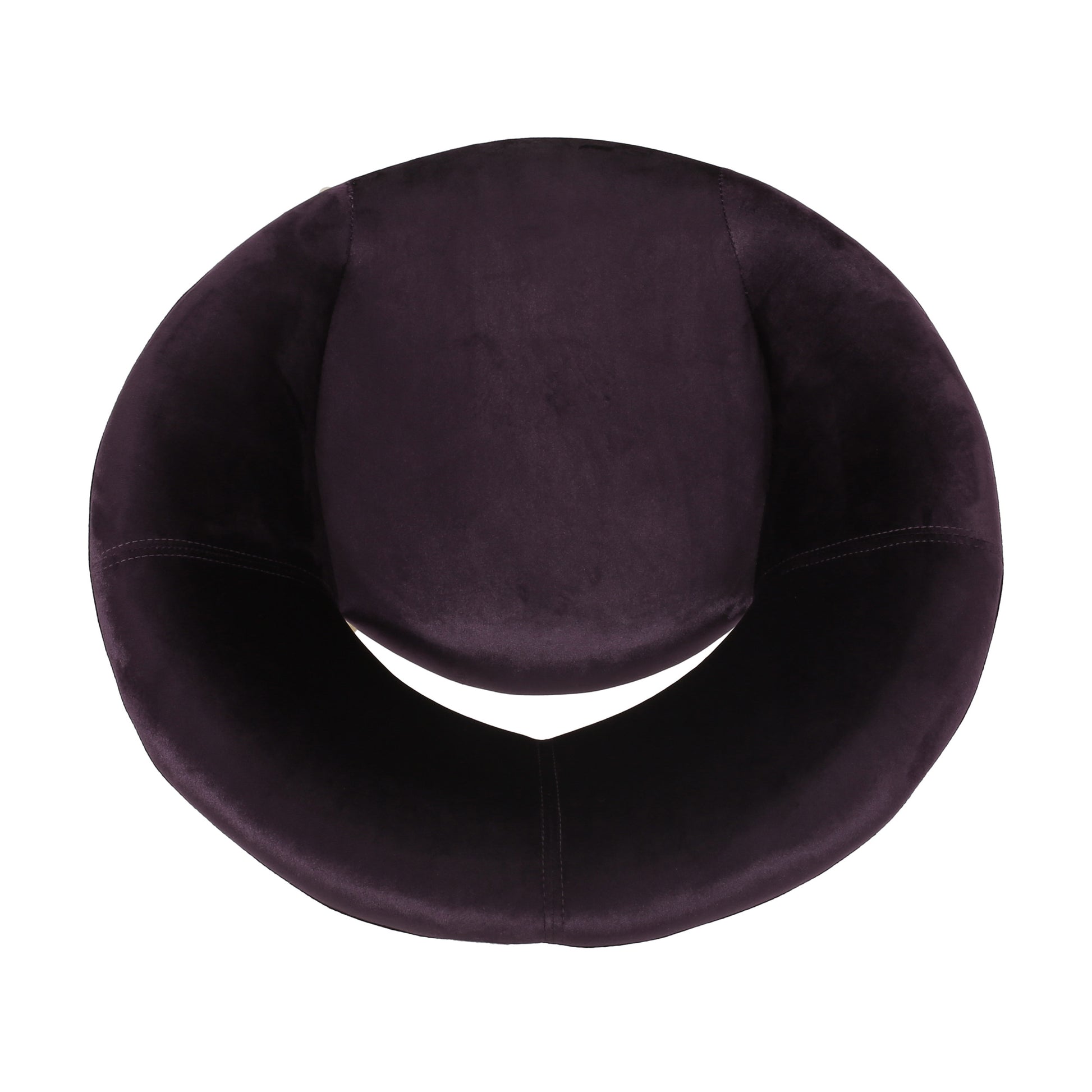 Leisure Chair Black Berry Velvet