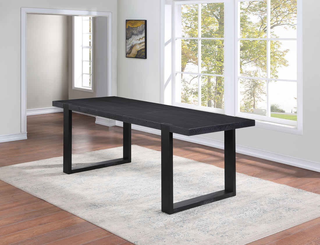 Yves Counter Table Black Black Wood