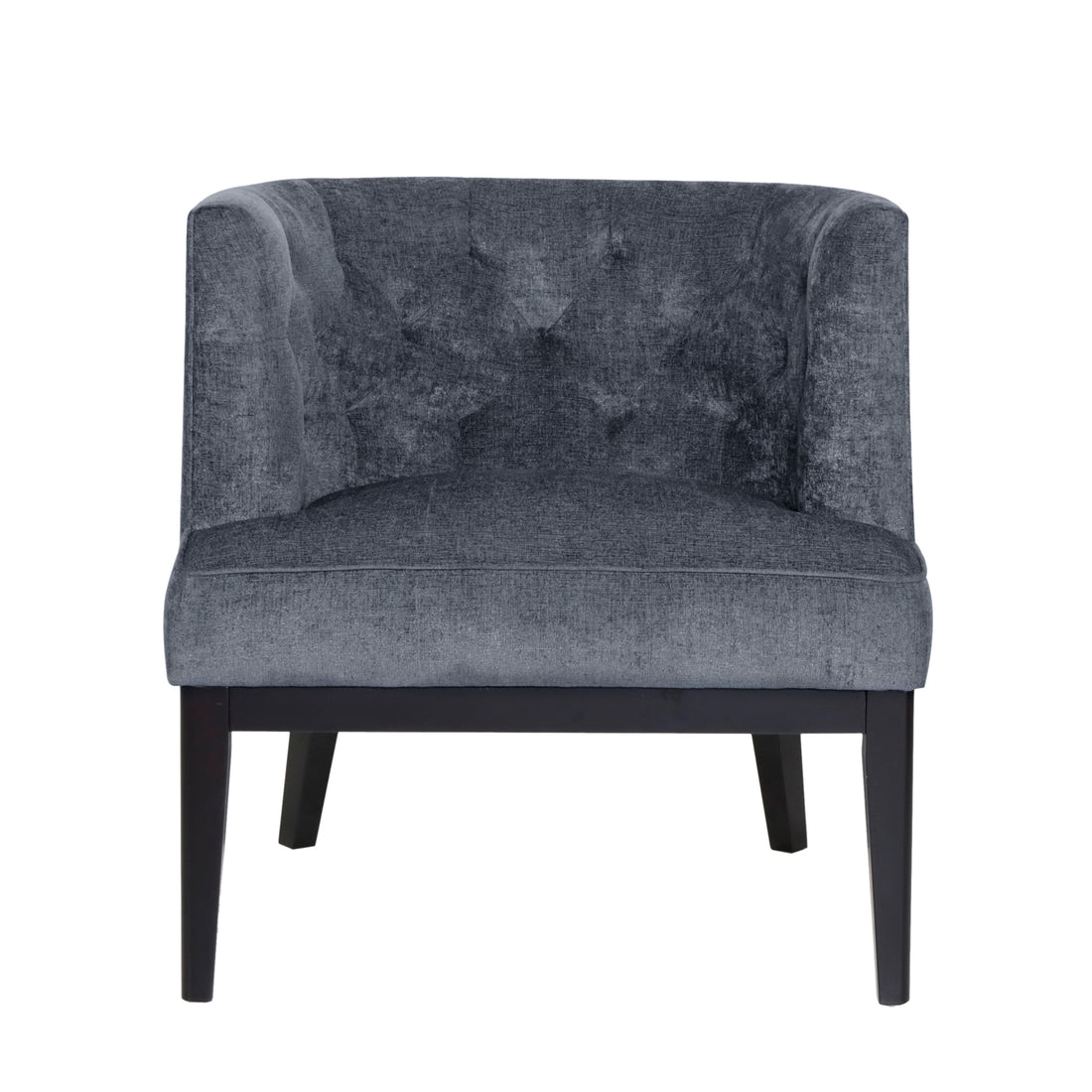 Accent Chair Charcoal Fabric