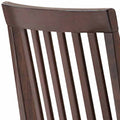 Yorktown Counter Chair Set Of 2 Dark Brown Dark Brown Wood