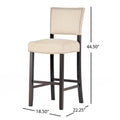 Mayfield Kd Barstool Beige Fabric