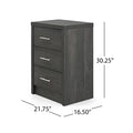 Bologna Bedroom 3 Drawer Chest Grey Mdf