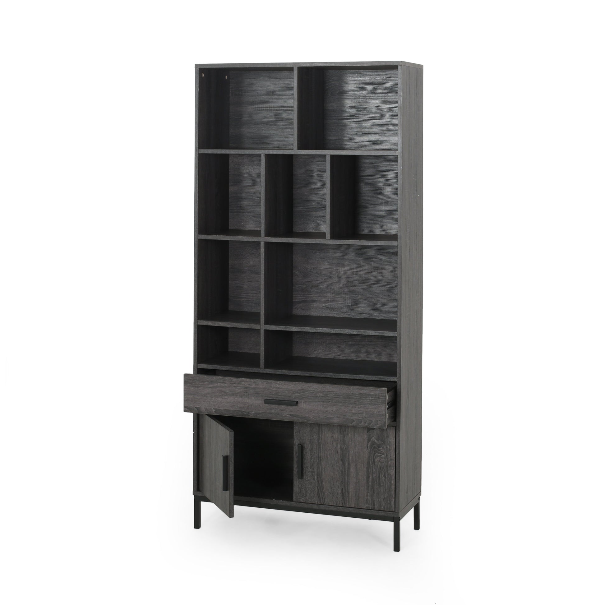 Cube Unit Bookcase Oak Mdf