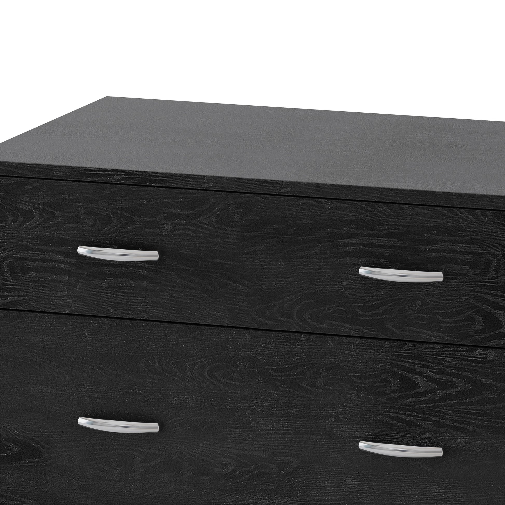 Disa 3 Drawer Chest Black Mdf