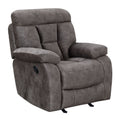 Bogata Glider Chair Dark Gray Dark Gray Fabric