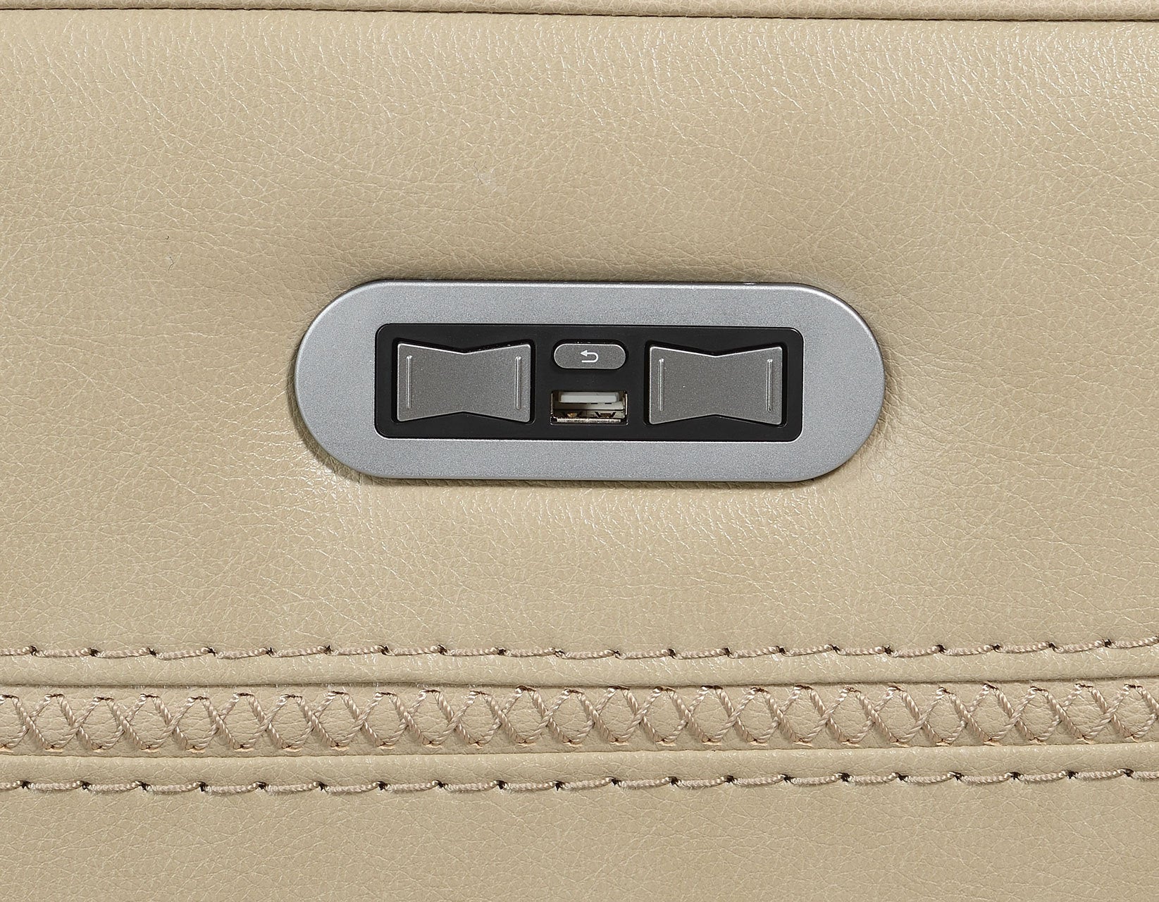 Doncella 3 Piece Power Reclining Living Room Set Beige Beige Wood