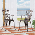 Tucson Dining Chair, Black Copper - Copper