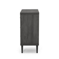 Nordic 3 Drawer Chest Grey Mdf