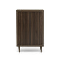 Nordic 5 Drawer Chest Walnut Mdf