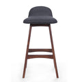 Bar Chair Charcoal Fabric