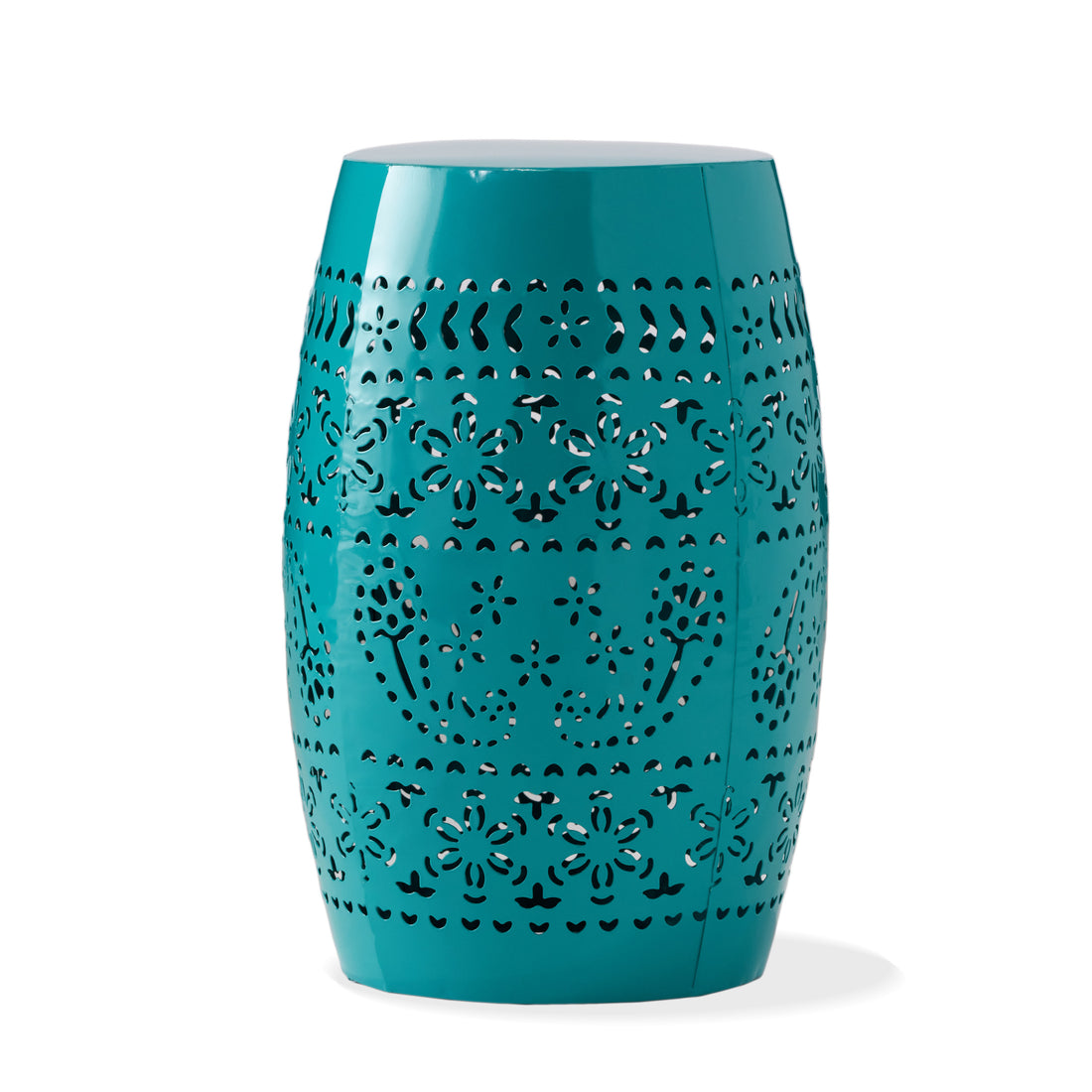 Ruby12 Side Table - Teal Iron