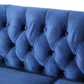 Seat Navy Blue Velvet