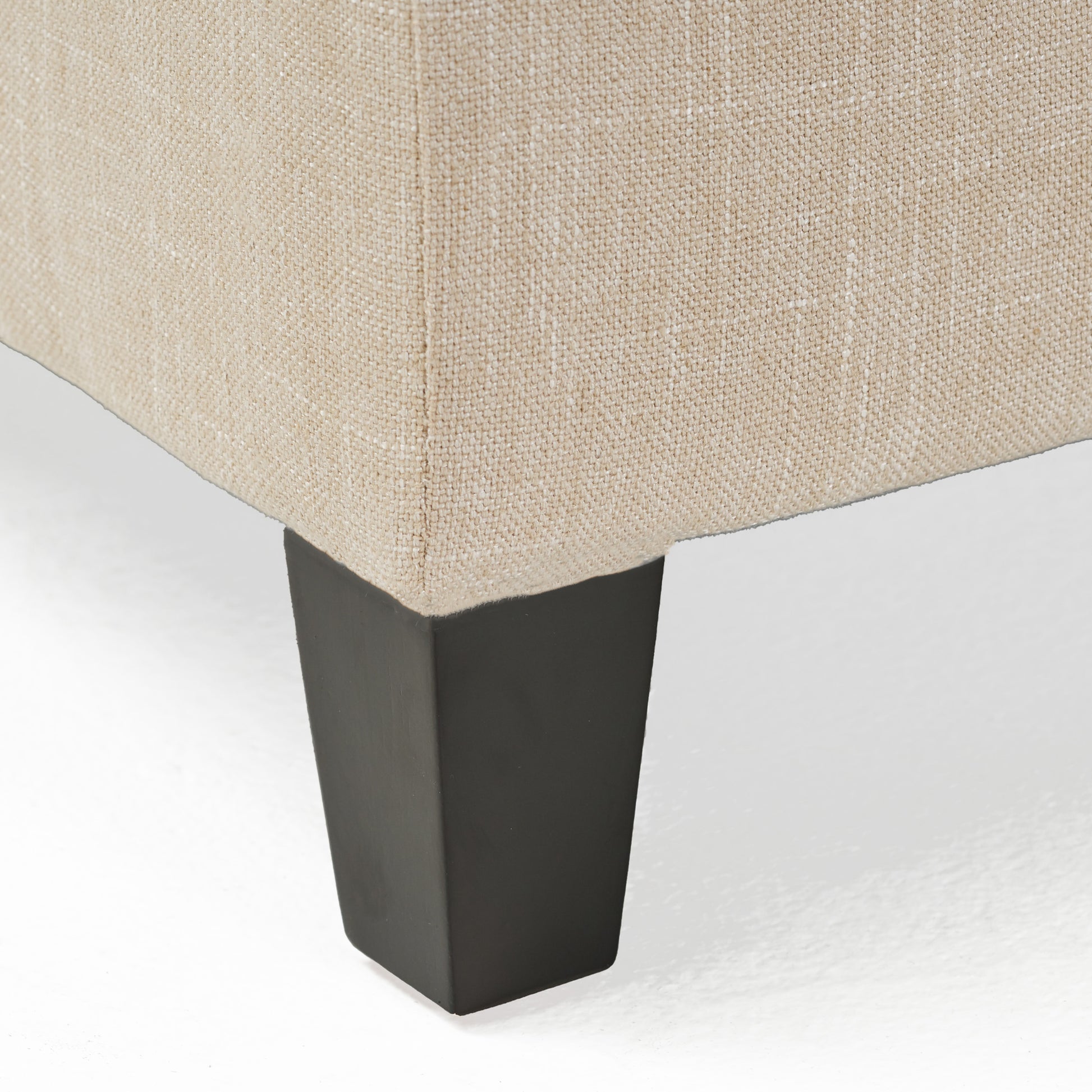 Glouster Storage Ottoman V2 Light Beige Fabric