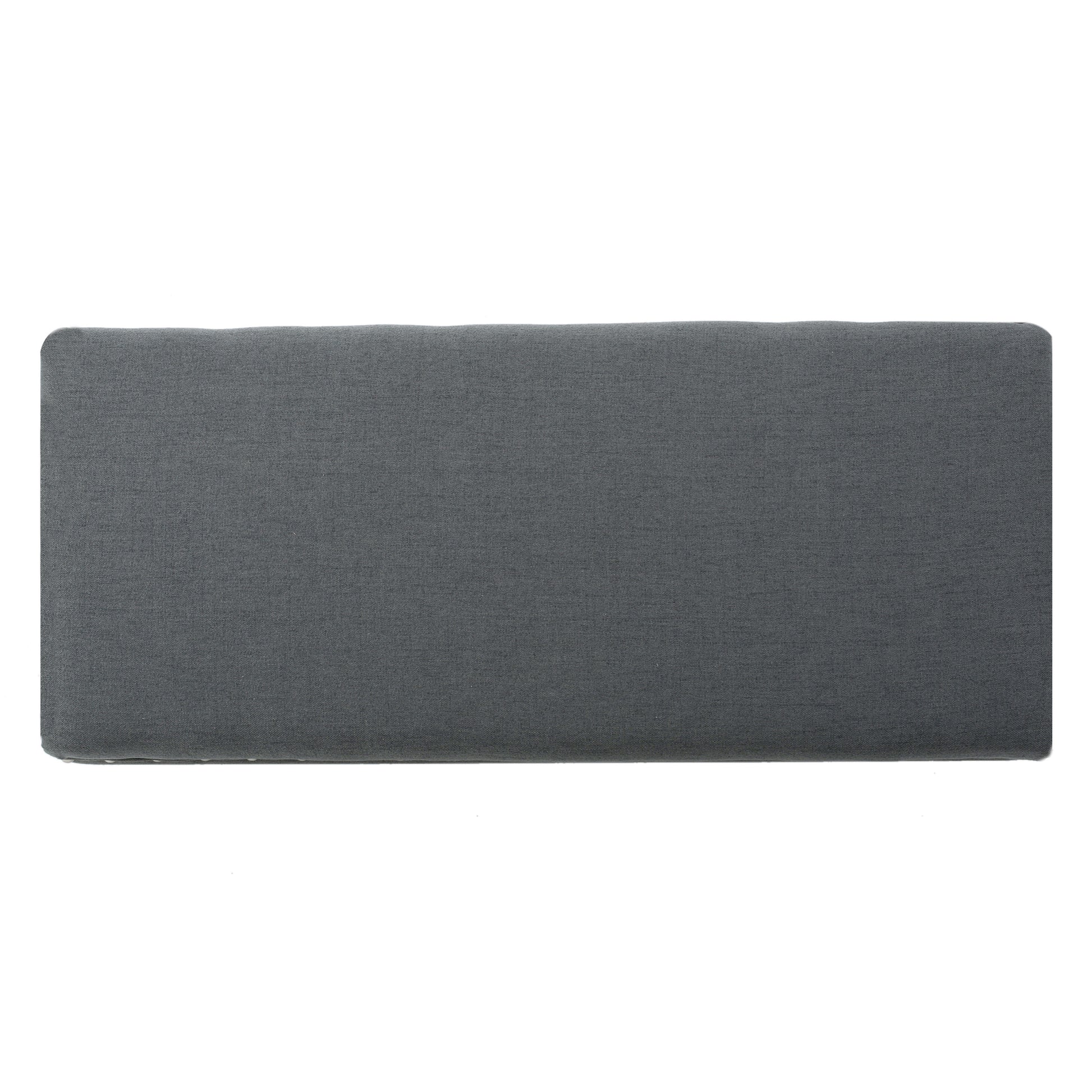 Storage Ottoman Charcoal Fabric