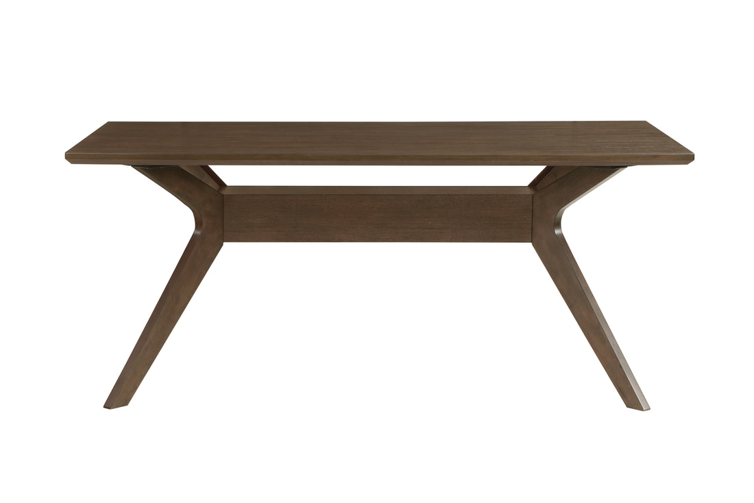 Quinn Dining Table Dark Brown Dark Brown Wood