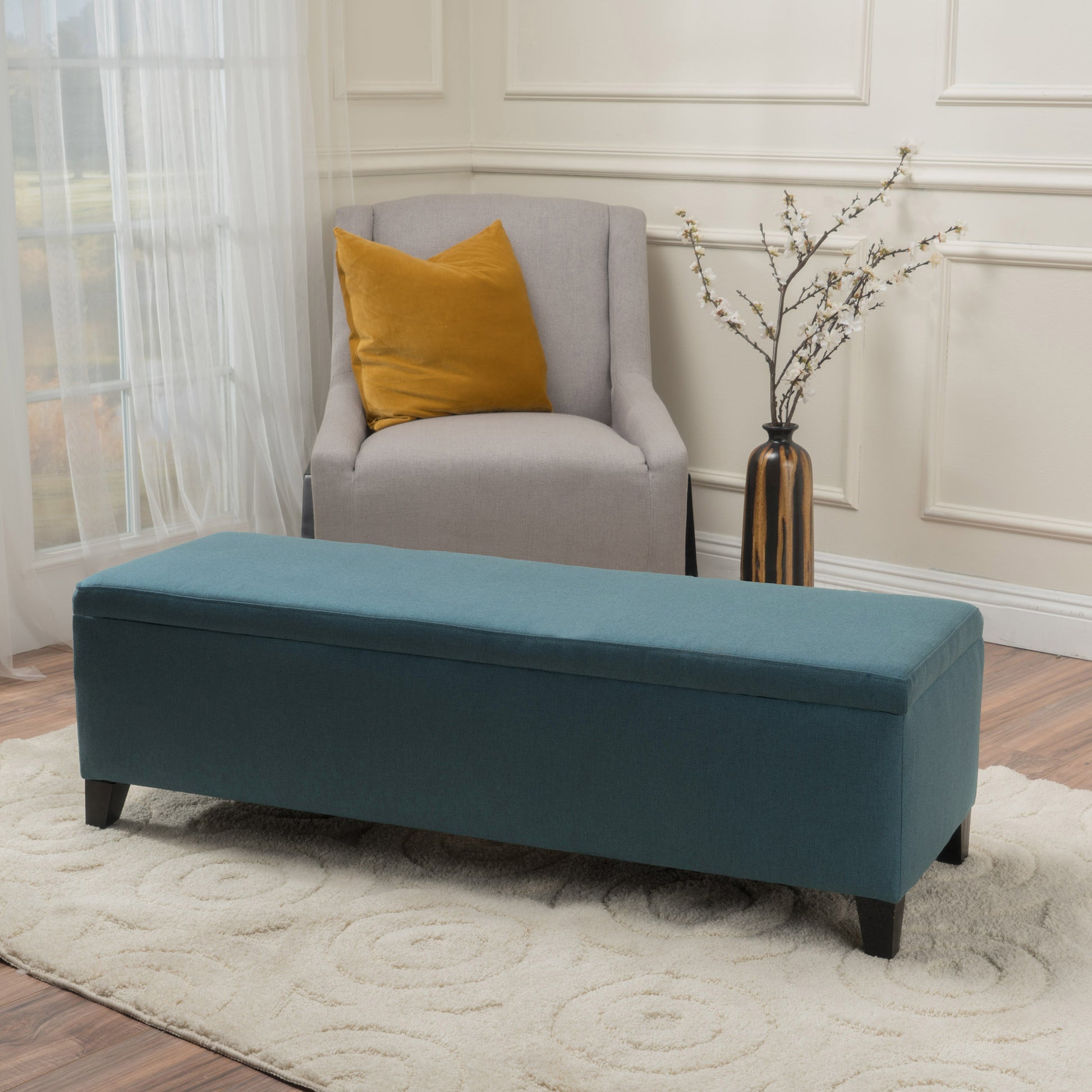 Ottoman Teal Fabric