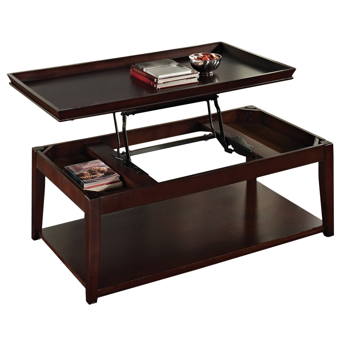 Clemson 3 Piece Table Set Brown Brown Wood