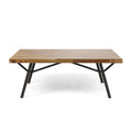 Canoga Coffee Table Teak Metal & Wood