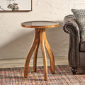 End Table Wood Wood Synthetic Wood