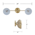 Pedretti Bronze 2 Light Indoor Sconce Bronze Iron